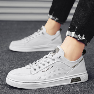 All Season Men's Low Top <b>White</b> <b>Shoes</b> Faux Suede Breathable French Style Minimalist Casual <b>Skate</b> <b>Shoes</b> Trendy Sports Sneakers - Product Image 2