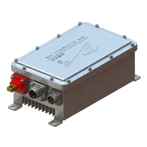 Dilong On-board konverter DcDc Ev 1,8kw, nilai pendingin udara Dc 650V ke Dc 28V konverter pengisi daya