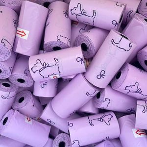 OEM Thckened Premium Quality <b>Compostable</b> Tough Tear Resistant and Eco Safe Dog Poop Bags for Walks - Product Image 5
