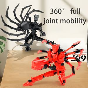 Figurine d'action articulée <span class=keywords><strong>Spider</strong></span>-<span class=keywords><strong>Man</strong></span> <span class=keywords><strong>de</strong></span> neuvième génération, boîte <span class=keywords><strong>de</strong></span> couleur unie, <span class=keywords><strong>robot</strong></span> mobile multi-articulé 3D - Product Image 2