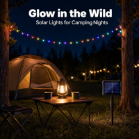 Guirlandes lumineuses solaires LED d'extérieur imperméables, 200 LED, fil de cuivre, lumières féériques de Noël pour la décoration de jardin, de patio et de fêtes