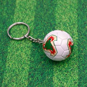 <span class=keywords><strong>Mini</strong></span> ballon de football en PU de simulation, pendentif porte-clés, ballon de compétition, souvenir, cadeau d'événement, ornement suspendu créatif, Chine - Product Image 6