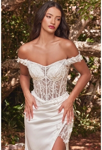 Fabricant OEM de vêtements pour femmes sur mesure, Robe de <span class=keywords><strong>soirée</strong></span> pour femmes en satin et dentelle, style corset épaules dénudées, mode décontractée et sexy pour les soirées - Product Image 4
