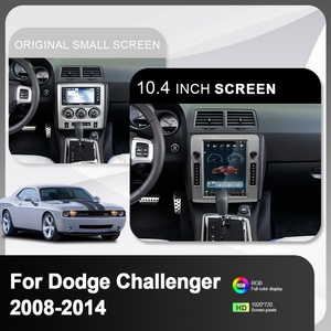 New 10.4 Inch Tesla Screen for Dodge Challenger 2008 2014 Multimedia Android Car Radio <b>Auto</b> Head Unit Monitor Carplay Navigation - Product Image 4