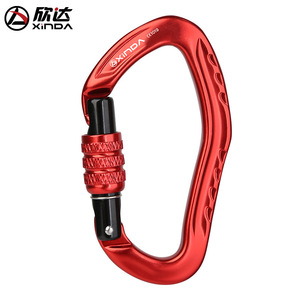 Xinda Carabiner Aluminum Alloy 2200kg <b>Locking</b> Safety Hook For Climbing Mountaineering Outdoor Use - Product Image 2