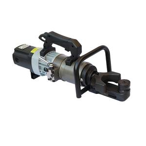 Máquina dobladora de barras de refuerzo eléctrica portátil, máquina enderezadora y rebordeadora de acero al carbono de 110V/220V - Product Image 1