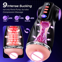 3 Austauschbare Hüllensets AI Sync Pocket Pussy Stroker Maschine APP-Steuerung Erwachsenenspielzeug Vibrierender Saugender Männlicher Masturbationsbecher