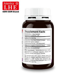 Cápsulas de Extracto de Vitex (Chaste Berry) de Alta Calidad Shecome, Apoyo Hormonal para la Salud de la Mujer, Suplemento de Extracto de Vitex (Chaste Berry) - Product Image 3