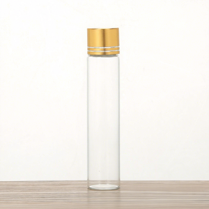 Suministro de fábrica: Botella dispensadora de líquidos con tapa dorada sensible a la presión, con vástago de peonía de vidrio, para cosméticos y dispensación de líquidos. - Product Image 6