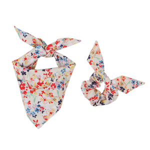 Foulard en polyester imprimé personnalisé pour <span class=keywords><strong>chien</strong></span>, bandana d'anniversaire avec <span class=keywords><strong>chouchou</strong></span>, haute qualité - Product Image 2