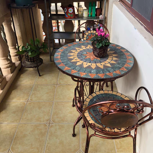 XY-Best Chaises et tables de <span class=keywords><strong>jardin</strong></span> colorées en plein air, chaises et tables de <span class=keywords><strong>jardin</strong></span> en fer - Product Image 4