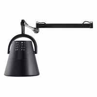 Machine à vapeur pour cheveux murale avec bras réglable et panneau de commande électronique pour les soins de coloration des cheveux