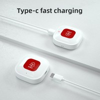 Bouton SOS d'urgence intelligent pour personnes âgées, détecteur de chute, alarme personnelle WiFi pour la sécurité à domicile, compatible Alexa, Google, Tuya, contrôle à distance