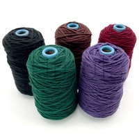 In Stock 400g 8 Ply 90 Color Acrylic Yarn for Tufting Bulk Hand Knitting Long Staple Tufting Combed Milk Cotton