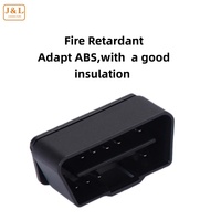 Connecteur OBD J&L personnalisé, prix d'usine, connecteur mâle OBDII 5P en laiton, plaqué or, pour connecteur de voiture universel