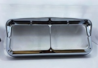 Lunette de phare 7x6 avec remplacement chromé de bande lumineuse à LED ambre de 6 "pour lumière 7X6