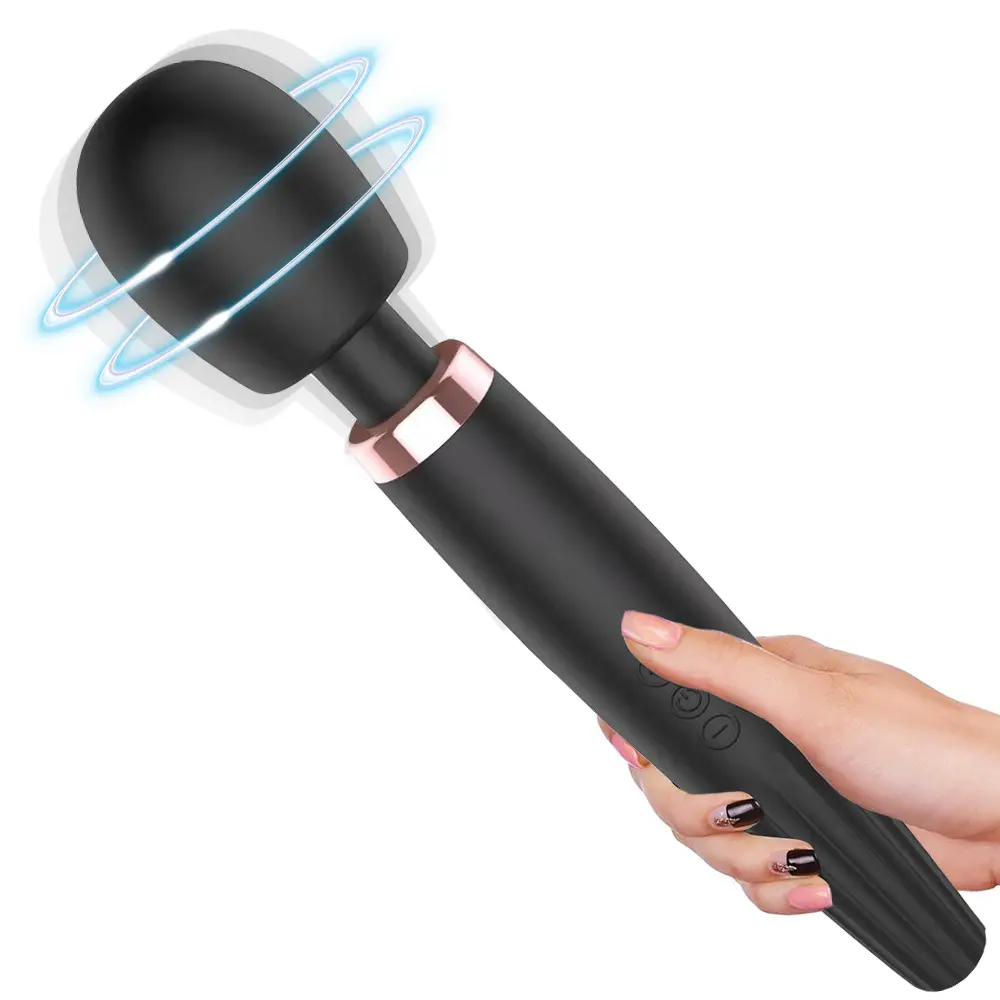 Aiersha alat pijat seks mesin pijat tongkat Perangkat Vibrator vagina klitoris tahan air kuat untuk wanita ukuran besar AV