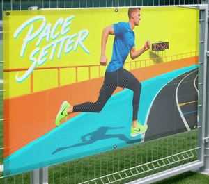 Hot Sale Custom Digital Printing Waterproof Sunproof Durable Vinyl Mesh <b>Banner</b> for Gyms Sports Fields - Product Image 5