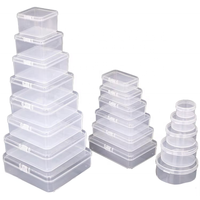 R446 Tailles Personnalisées Récipient en Plastique PP Transparent Empilable Conception Hermétique pour les Anneaux Industriels de Boucles d'Oreilles Alimentaires Vente en Gros