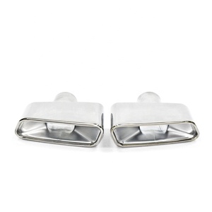 Silenciador de escape <span class=keywords><strong>cromado</strong></span> para mercedes-benz W221 S350 Clase S, color blanco y plateado - Product Image 2