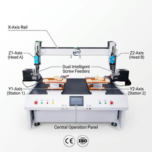 Factory Direct6-Axis Double Screwdriver Dual-Station Auto Screw Locking <b>Machine</b> <b>Stepping</b> Motor Bearing (High-Efficiency - Product Image 2