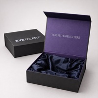 Boîte d'emballage pliable avec logo imprimé, aimantée, pour vêtements, taille personnalisée, boîte cadeau pliable avec fermeture magnétique