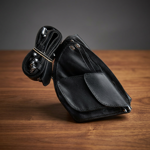 Étui pour ciseaux de barbier professionnel ASAP, en cuir PU écologique, pochette pour outils de coiffure, porte-ciseaux - Product Image 2