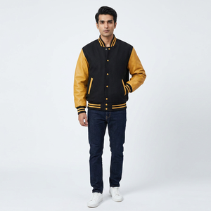 Vestes universitaires tendance pour hommes en gros – Design unique, toile de laine, qualité supérieure personnalisée avec logo frontal, service OEM - Product Image 1