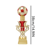 Trophée de football et de basketball en plastique personnalisé pour les cadeaux de mariage. Logo personnalisé au design unique. Corps de trophée remplaçable UV