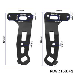 Support de garde-boue arrière gauche et droit pour trottinette électrique Kukirin G2 Master, support de garde-boue, pièces de rechange pour garde-boue de roue - Product Image 2