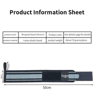 Professionele Neopreen Sportbescherming Antislip Verstelbare Polssteun Brace Voor Gewichtheffen En Powerlifting Unisex - Product Image 5