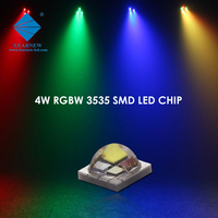 Module de puce LED SMD RGBW haute densité 3535 4 Watt avec lentille zoom pour éclairage paysager et éclairage de scène (dimmable)