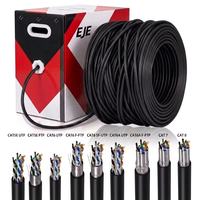 Câbles Ethernet Cat7 de Haute Qualité, Rouleau de 305 Mètres, 23 AWG, Fil Massif BC, Cat 7, PE, LSZH, PVC, 1000ft, FFTP, SFTP, Câble Réseau Internet LAN