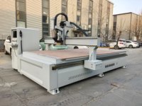Machine de gravure CNC 1300x2500 pour le bois/la pierre, usage domestique, Artcam/Type3, commande DSP, haute rigidité, 3 axes, 220V/380V