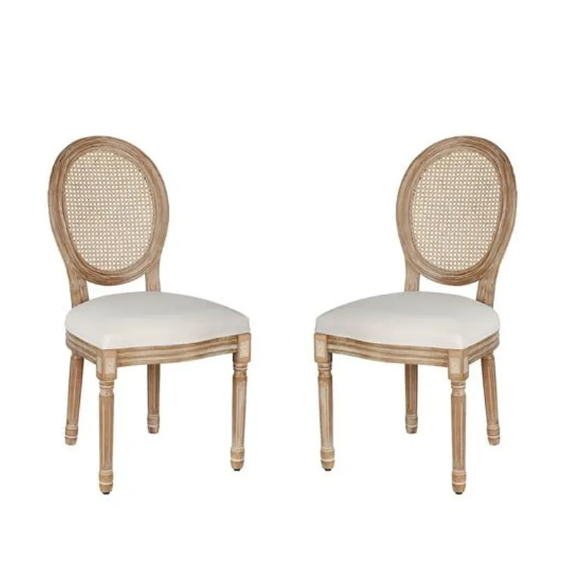 Impilabile polvere rivestita di ferro in metallo matrimonio mobili da esterno bianco vintage vimini in plastica rattan sedie da giardino per la vendita