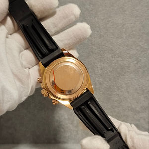 セラミックベゼル2813自動移動防水サファイアガラスゴムストラップブラウンダイヤル - Product Image 2