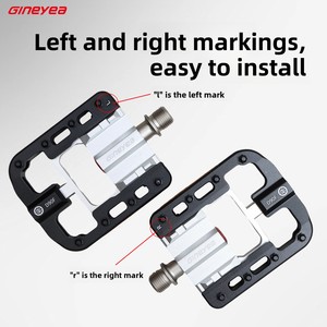 Pédales pliables légères en alliage d'aluminium à triple roulement GINEYEA pour vélos pliants Xiaobu Daxing - Product Image 2