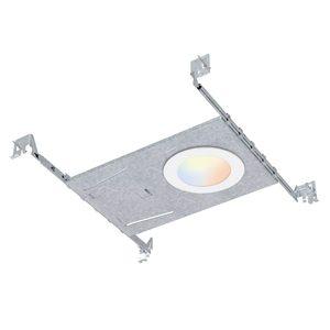 Nouveau Downlight LED encastré sans cadre de 4 pouces 9W, 5 températures de couleur sélectionnables, étanche à l'air, homologué ETL, pour rénovation - Product Image 1