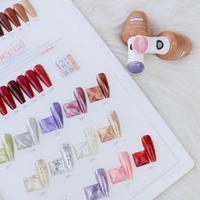 Magnifiques couleurs œil de chat, vernis à ongles gel UV LED, poids personnalisé, nouveaux produits sans craquelures
