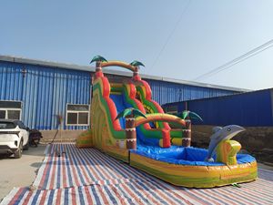 Thương Mại Chất Lượng PVC Bơm Hơi Khổng Lồ Nước Khô Trượt Hồ Bơi Cho Người Lớn Tùy Chỉnh Thương Mại Chất Lượng Dành Cho Người Lớn Trượt Bơm Hơi - Product Image 5