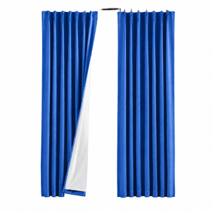 <span class=keywords><strong>Cortinas</strong></span> Opacas con Aros y Aislamiento Térmico Estilo Europeo, Color Negro, <span class=keywords><strong>para</strong></span> Sala de Estar, Dormitorio, Hotel - Product Image 3