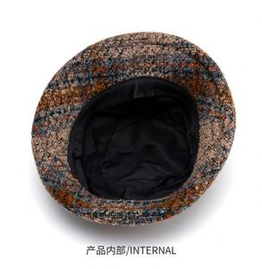 Chapeau Bob Élégant en Tissu Tweed pour Femme avec Nœud – Collection Automne Hiver – Vente en Gros - Product Image 6