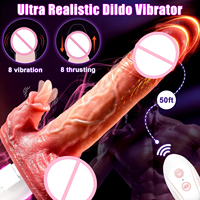 Vibrador Telescópico con Lengua para Estimulación del Clítoris, Tipo de Extracción Rápida, Estimulador de Orgasmo, Vibrador Inalámbrico, Juguetes Sexuales para Mujeres, Máquina Sexual