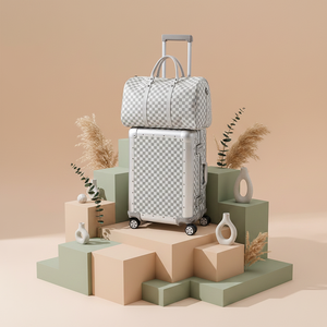 <span class=keywords><strong>Valise</strong></span> trolley en alliage d'aluminium de haute qualité 20/24 pouces, bagage à roulettes durable avec serrure TSA pour voyages élégants - Product Image 4
