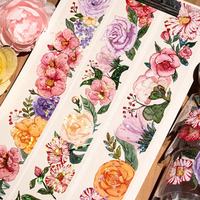 Rubans transparents en PET holographiques 3D personnalisés pour le junk journaling, le bullet journal, le scrapbooking et les fournitures artistiques