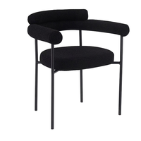 Chaise de salle à manger en tissu au design moderne et épuré, sièges tendance pour café, idéale pour l'extérieur, l'école, la villa, la salle de sport, l'hôpital, la chambre et le salon