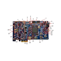 LimeSDR QPCIe board ini memiliki dua Chip transceiver LMS7002 yang memungkinkan untuk konfigurasi 4x4 MIMO