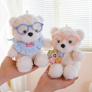 Cute 6 Inch <strong>Teddy</strong> <strong>Bear</strong> Plush Toy Soft Palm Size Dressed Stuffed Dolls for Bulk Wholesale Gift Stores Importers - Product Image 5