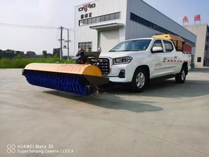 รถบรรทุกไถหิมะและกำจัดน้ำแข็ง MAXUS สีเหลือง แบบรวม 3-in-1 ฟังก์ชั่นครบครัน ใบไถหิมะติดตั้งด้านหน้า เครื่องยนต์จากหูเป่ย รับประกัน 1 ปี - Product Image 5