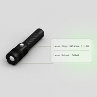 Lampe torche laser haute luminosité rechargeable, source laser, pour effrayer les oiseaux, pour fermes, jardins, aéroports